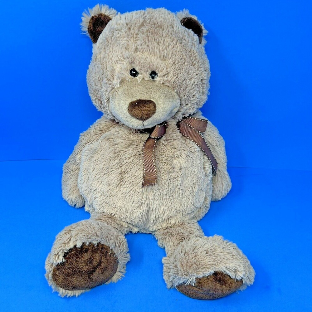 Ganz H11243 Becca Teddy Bear Brown Plush Soft Stuffed Animal toy doll 13 inches.